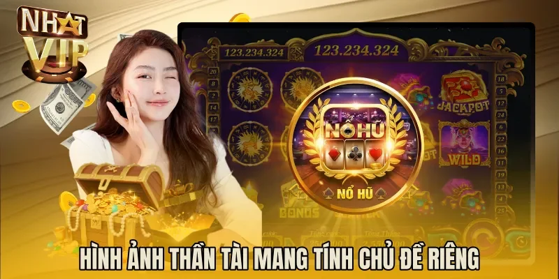 Hình ảnh thần tài mang tính chủ đề riêng